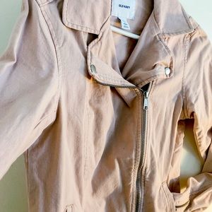 NWOT cotton moto jacket